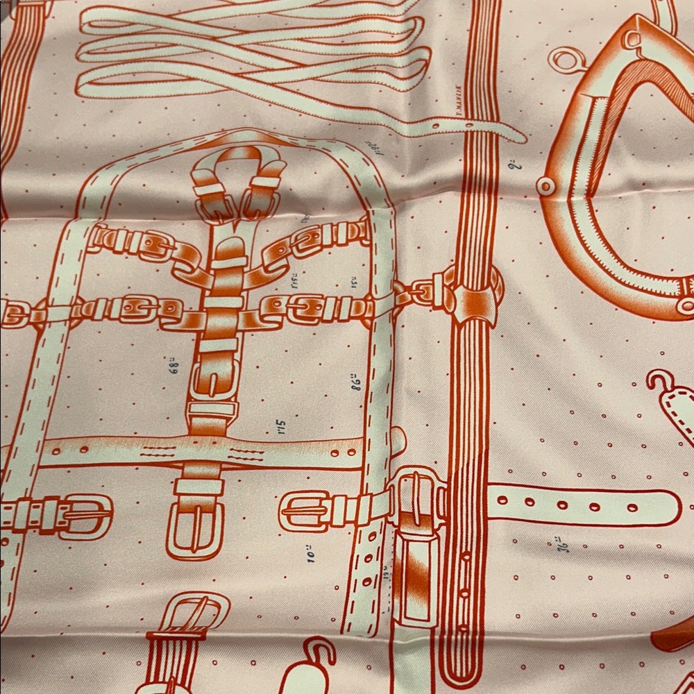 Hermes Harnais de Timon Scarf NWOT - Picture 9 of 9